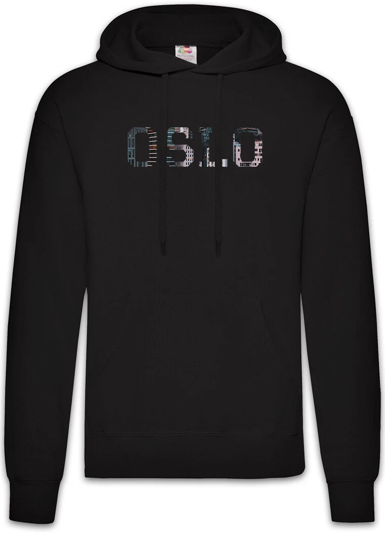 Oslo Hoodie Pullover Skyline City Ville Ciudad Norway Norvegia Noruega