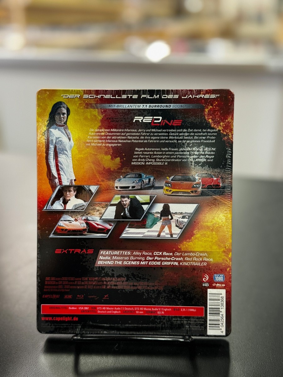 Redline (Blu-ray, 2012) SteelBook Nathan Phillips, Nadia Bjorlin