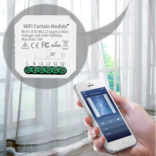 Wifi Smart Mini Curtain Controller Remote/Voice Control for Alexa Google Home - Picture 5 of 14