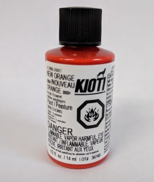 Genuine OEM KIOTI J128862005t Orange .5 Oz Touch up Paint 2005 2018