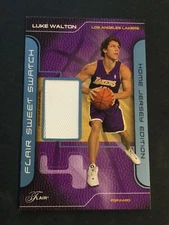 LUKE WALTON 2003-04 Flair SWEET SWATCH GAME JERSEY JUMBO /172 Lakers #SSOH-LW