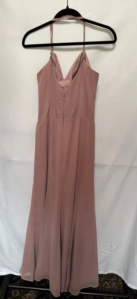 Платье подружки невесты Azazie: размер A10, пыльная роза - Изображение 3 из 4