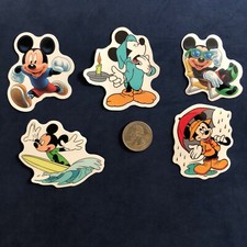 Disney Stickers - Disney Mickey Mouse Lot of 5 Stickers.