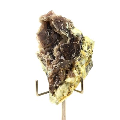 Steine und Mineralien. Axinit. 358,90 ct. La Combe de la Selle, Isère, Frankreich.