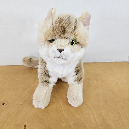 SOS Save Our Space Sand Cat Plush Stuffed Animal Leosco Realistic Zoo Exclusive