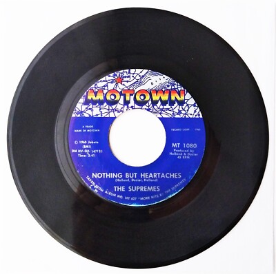 The Supremes Nothing But Heartaches 7'' Vinyl Single 1965 Motown Records MT 1080