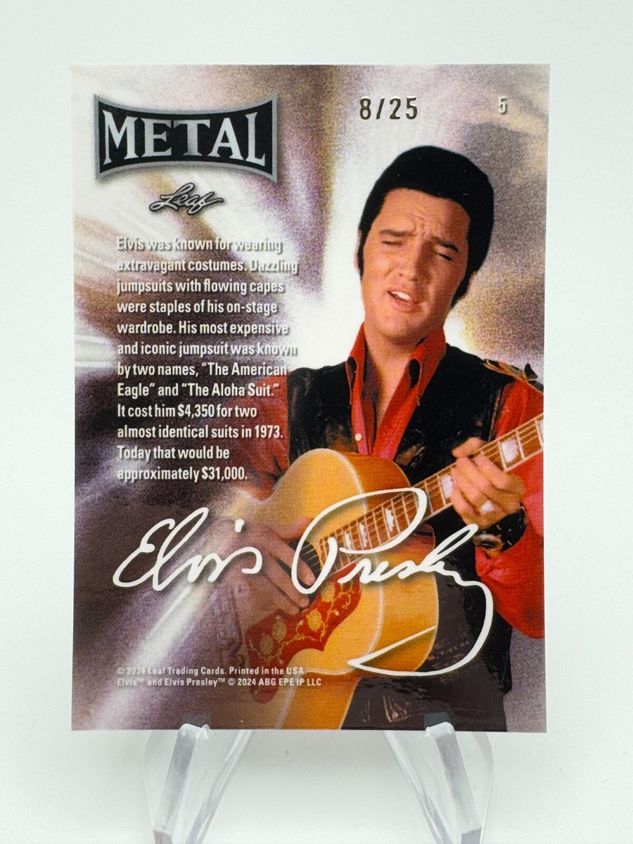 2024 Leaf Elvis Icons Collection Metal ELVIS PRESLEY Blue