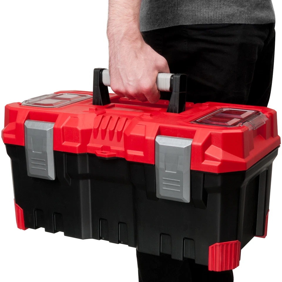 Werkzeugkoffer Werkzeugkiste Werkzeugkasten Werkzeugbox Kunststoff Kiste leer - Bild 2 von 4