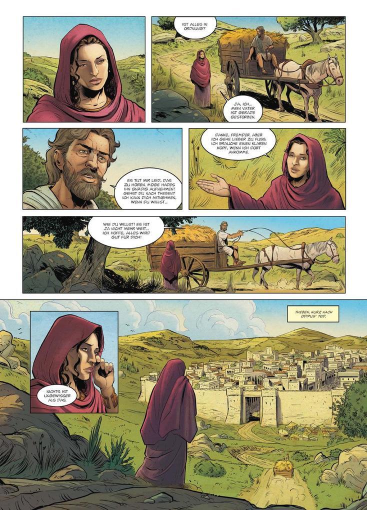 Thumbnail - Mythen Der Antike: Antigone (graphic Novel) | Luc Ferry, Clotilde