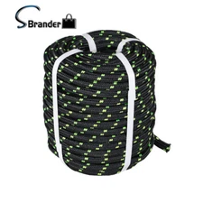 150 FT Double Braid Polyester Rope Rigging Rope 1/2" 6180lbs Breaking Strength