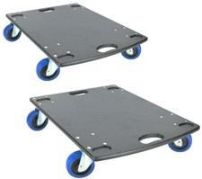 2x Meble transportowe Hulajnoga Pies 63x48 cm Deska na kółkach 100 mm Rolki skrętne 720 kg