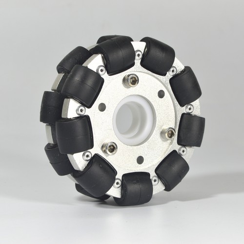 100mm Double Aluminium Omni Wheel W Bearing Rollers 14054 100mm Double Aluminium Omni Wheel W Bearing Rollers 14054