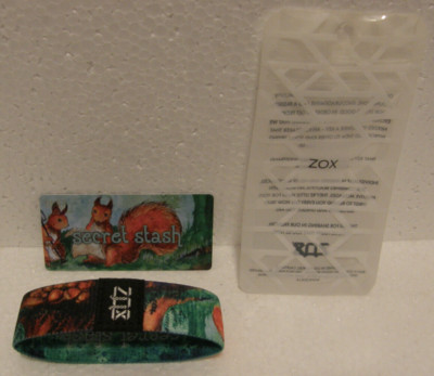 Zox secret stash Armband mit Karte
