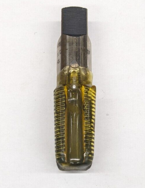 Kromhard 1/2"-14 NPTF Pipe Tap HSS G Nitride Treatment for Cast Iron USA