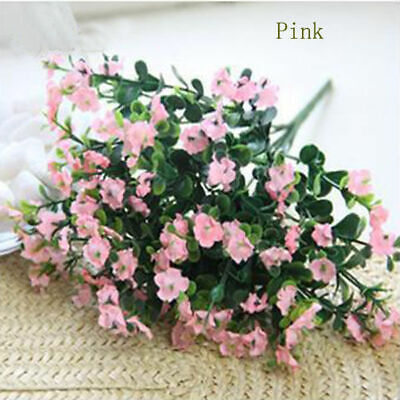Artificial Gypsophila Flower Bulk Craft Wedding Garden Decor Pink eBay