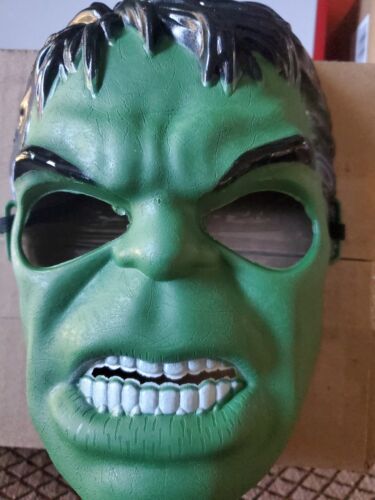 The Incredible Hulk Halloween Mask Kids Heavy Plastic, Two Count! - Picture 1 of 2
