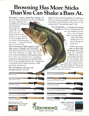 Auction Browning Gold Medallion Fly Rod Browning Noodle Rod