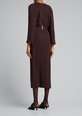 tove brown dress TOVE Inez Dress in Natural Brown