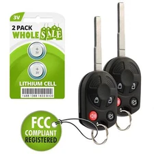 2 Replacement For 2012 2013 2014 2015 2016 Ford Focus Car Key Fob Remote