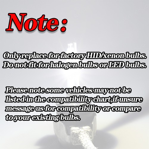 D2S HID Headlight Bulb For Acura TL 2004-2008 High/Low Beam Stock Fit Qty2 - Picture 2 of 16