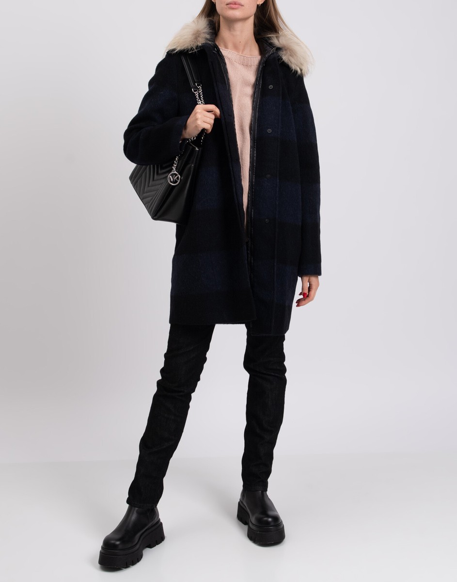 RRP €861 WOOLRICH 3in1 Coat Size L Alpaca Mohair & Wool