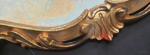 Targa da parete vintage 3D Impero arte figurativa cornice ornata Italia scena danzante - Foto 8 di 11