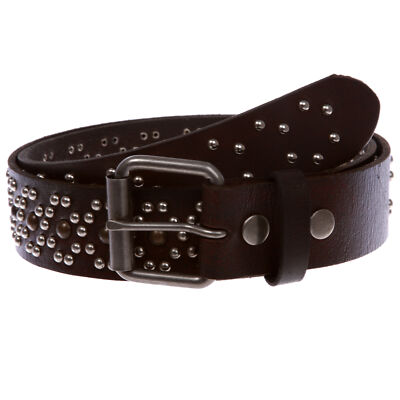 小物 vintage studs design real leather belt Vintage Studded Belt ZigZag Studs Real Leather | Women's
