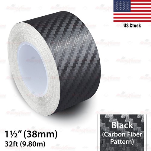 Vinyl Pinstriping Pin Stripe Styling Adhesive Tape Sticker CARBON FIBER BLACK - Picture 22 of 27