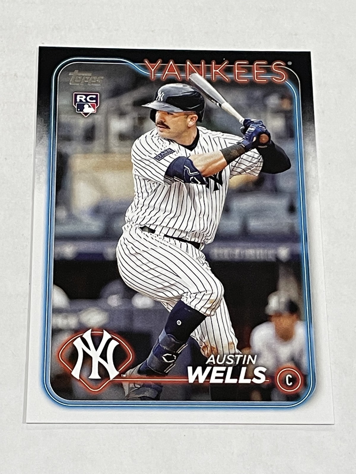 2024 Topps Baseball #624 - Austin Wells RC - New York Yankees