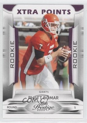 2009 Playoff Prestige Xtra Points Purple 11/50 Rhett Bomar #195 Rookie RC 0e3