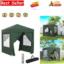 2 x 2 m Garden Pop Up Gazebo, Wedding Party Tent Marquee, Water Resistant Awn...