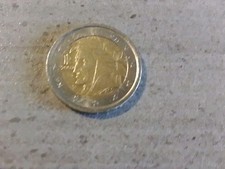 2 Euro Münze/Umlaufmünze 2002 Italien/Dante  Alighieri! Münze Ist Dezentriert!!!