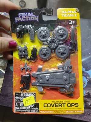 Final Faction alpha team 1 Weapons Pack, for alpha team figures covert ops