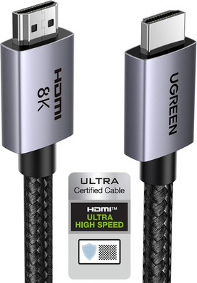 8K HDMI 2.1 Cable 48Gbps 6.6FT, Certified Ultra High Speed HDMI Cord Aluminum, 4