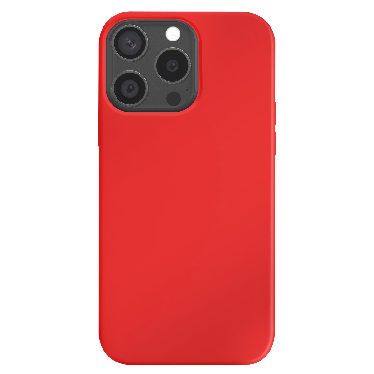 Coque silicone pour iPhone 15 Pro premium Jaym rouge microfibre haute finition