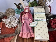 Month To Remember Porcelain Collectible Dolls - November