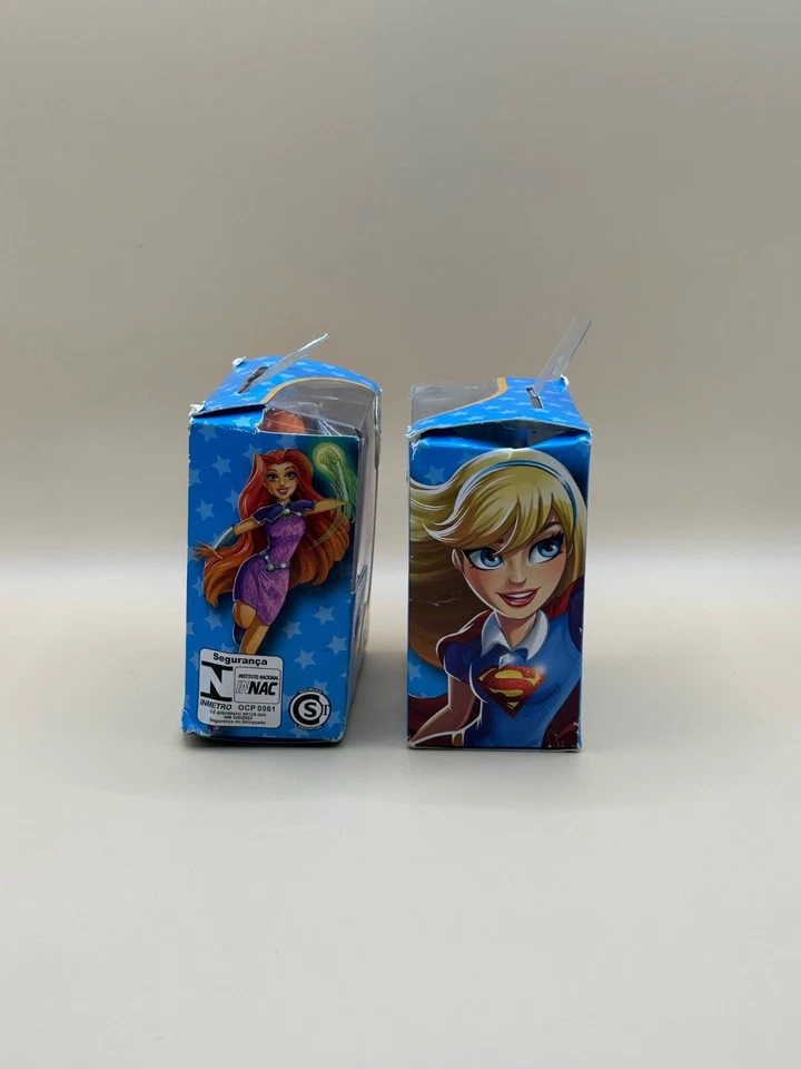 Lote de figuras DC Super Hero Girls Mini Starfire Supergirl cajas dañadas 2016 nuevas Foto 4 de 4