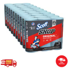 Scott Shop Towels Original Blue Shop Towels Bundle of 10 - 3-Packs 10 30 rolls 