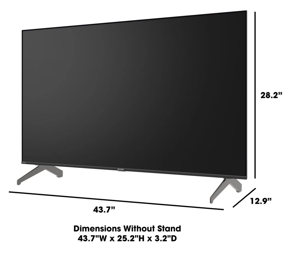 Smart Xumo TV Sharp 50 pulgadas AQUOS QLED 4K Ultra HD Foto 3 de 4