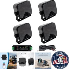 4" 240W Bluetooth Marine Speakers - Waterproof Outdoor Sound for Any Adventure