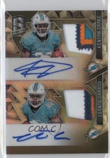 2016 Panini Spectra Rookie 21/25 Kenyan Drake Leonte Carroo Dual Patch Auto 2a8