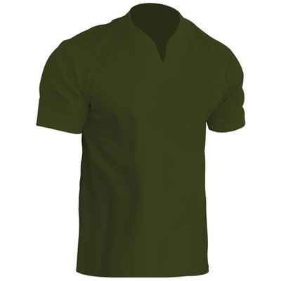 2024 new muscle men's sports fitness plus size sports T-shirt men's elastic cott