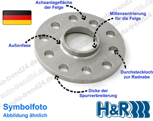 H&R Spurplatten schwarz VA 16mm & HA 24mm u.a.: VW Golf III Variant 1H5 95-96 - Bild 5 von 12
