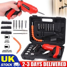 Cordless Drill Electric Screwdriver Rechargeable Small Handheld Drill 48 PCS/SET
