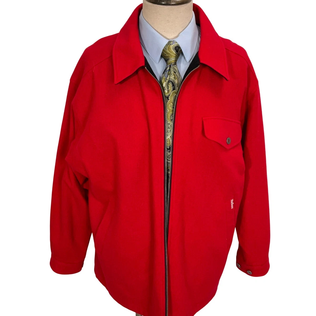 70〜80s EURO Marlboro wool jacket 3⁄4 wool coat - MCS ex 70〜80s EURO Marlboro wool jacket Marlboro