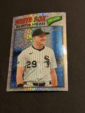 2026 Topps Heritage - Curtis Mead #303 Chrome Silver Sparkle Refractor