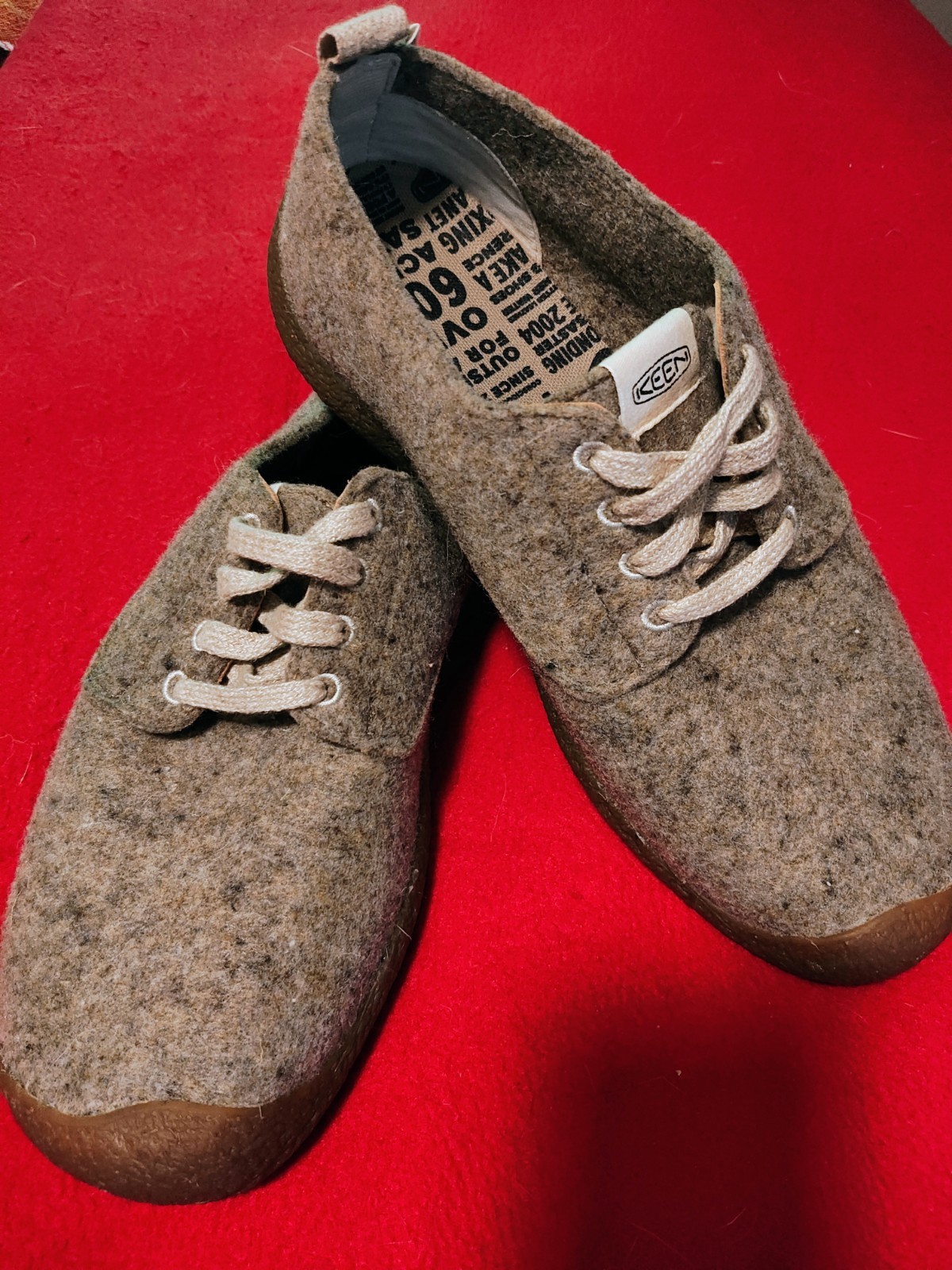 Oxford uomo KEEN Mosey Derby bassa altezza casual lana taglia 9 5