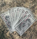 2022 TEN 1 Dragon Silverback Notes RED! LOW Consecutive RARE! All 10 Low Numbers