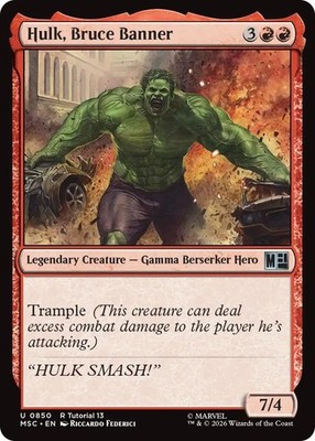 Hulk, Bruce Banner - 0850 - NM - Commander: Marvel Super Heroes