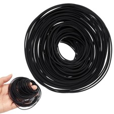 Kanayu 100 Pcs Recorder Rubber Belts 40-135 mm Square Cassette Tape 1mm Width